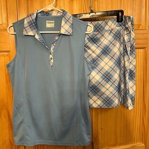 Cute Golf/Tennis/Pickleball outfit.  Skort size 12. Top size Large.